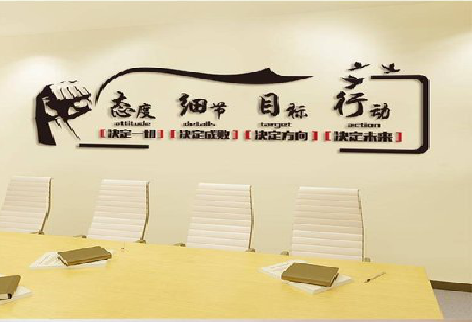 嵩县企业文化墙主要展示什么？